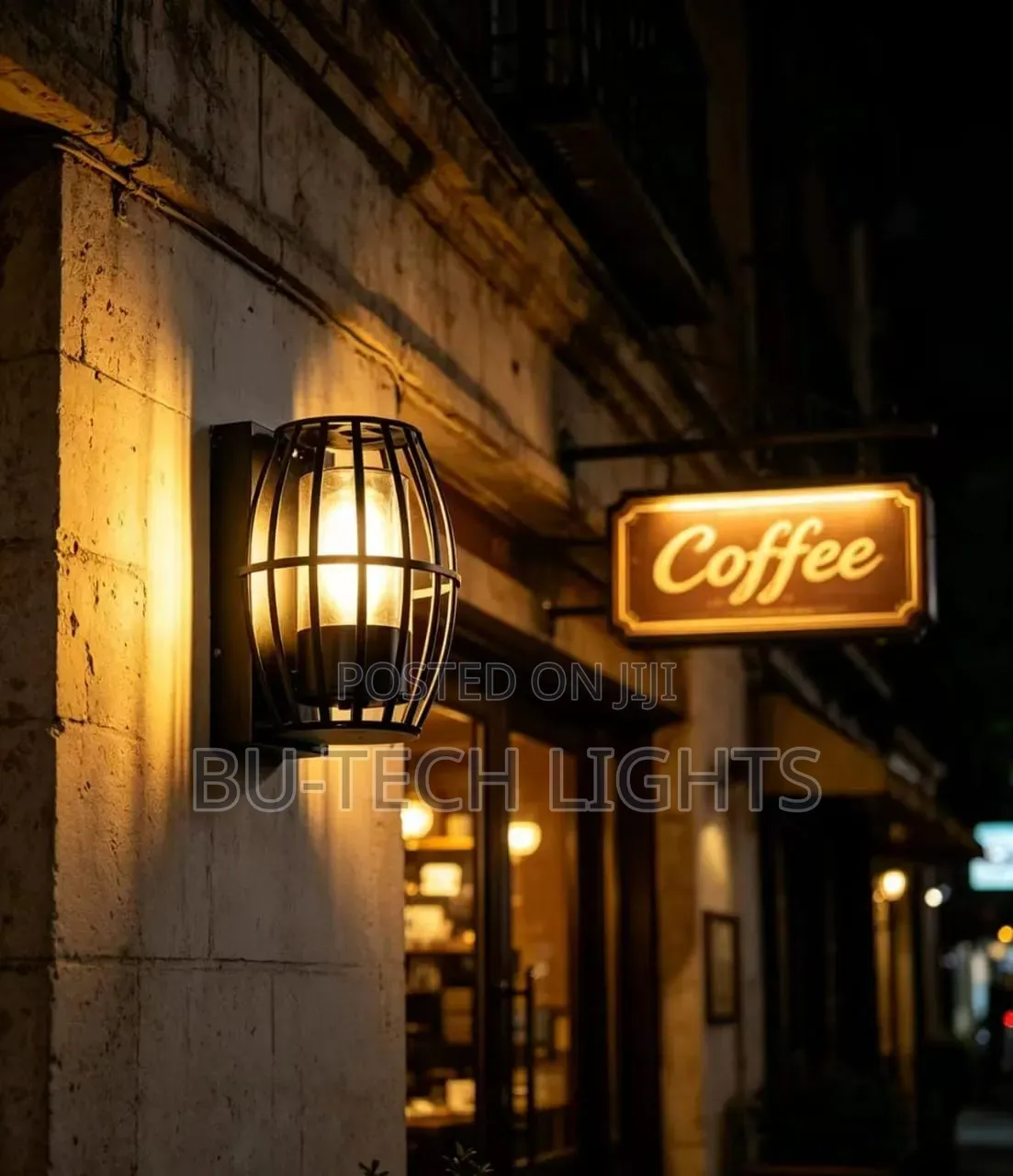 Vintage Cage Outdoor Wall Light
