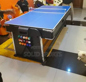 7 Ft 4 in 1 Snooker and Tennis and Air Hockey and Dining
