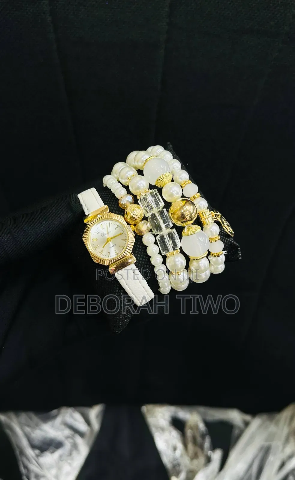 White Wrist Stack