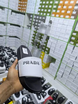 Prada Carton Palm Slippers