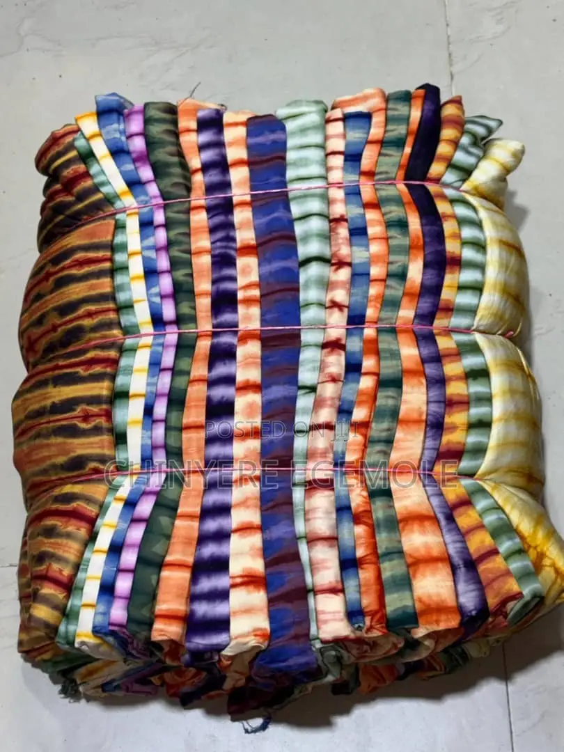 Adire Batik Crepe Stripe