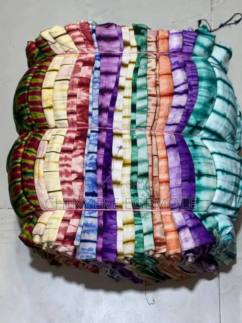 Adire Batik Crepe Stripe