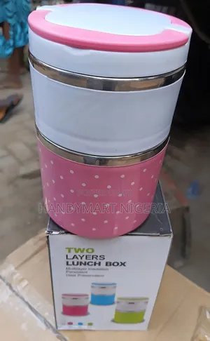 Two-Layer Stackable Thermal Lunch Box 35% DISCOUNT
