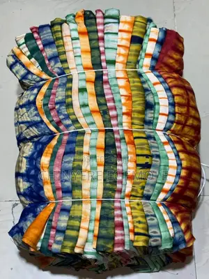 Adire Batik Crepe Stripe
