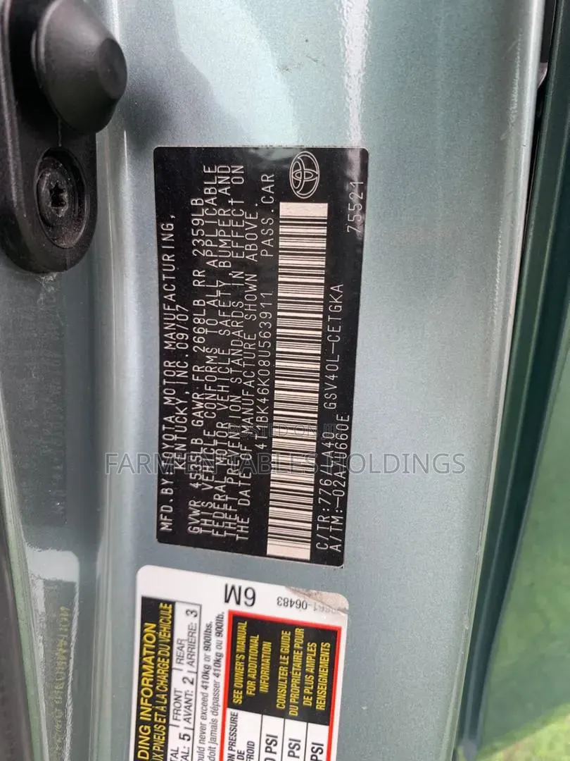 Toyota Camry 2009 Green