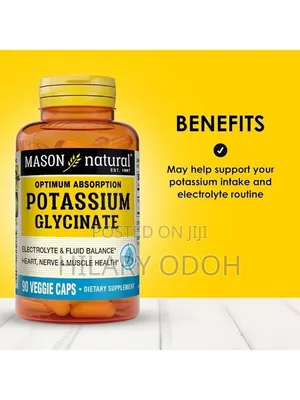 Mason Natural Potassium Glycinate 90caps