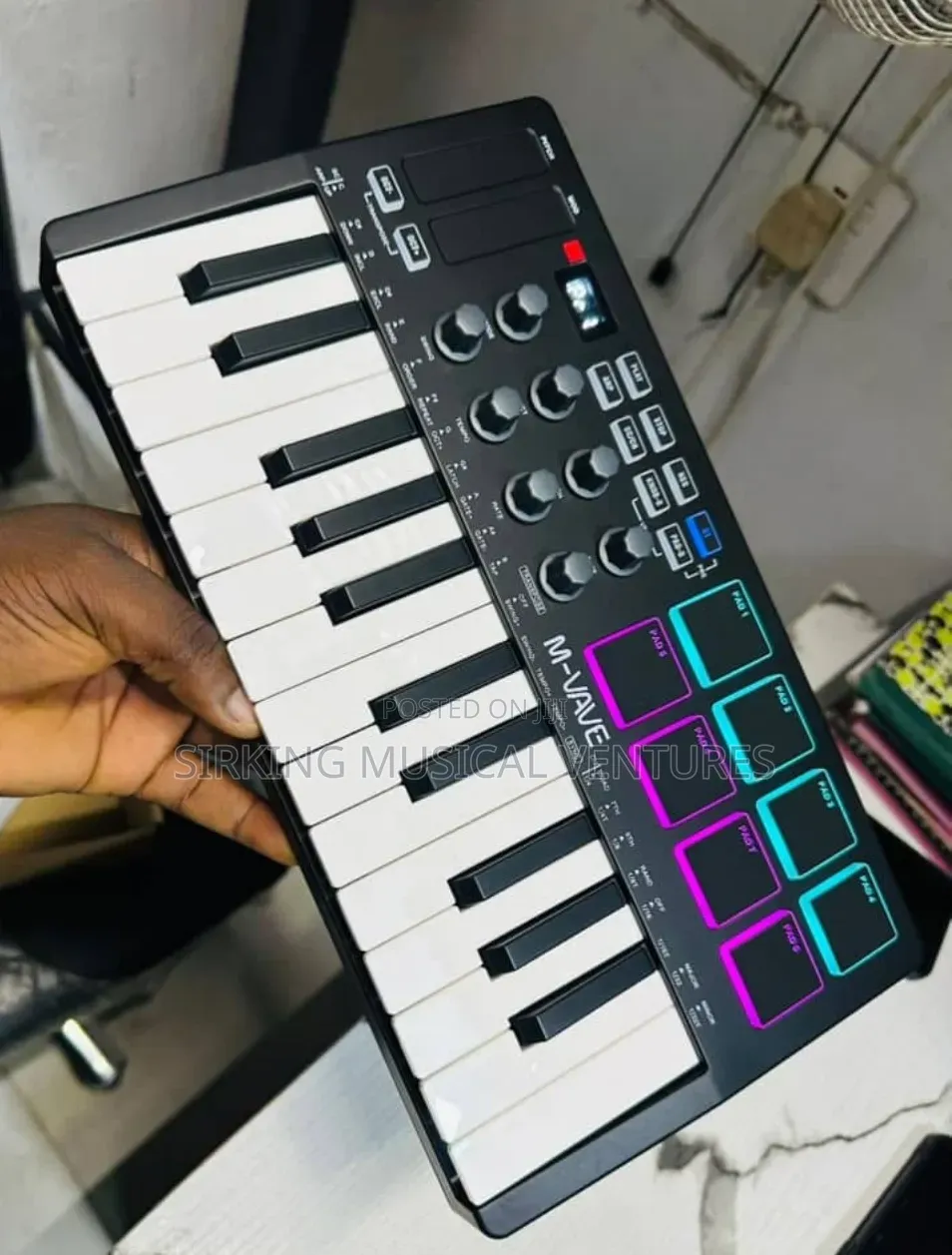 Studio Keyboard M-Vave SKM-25 With Pad