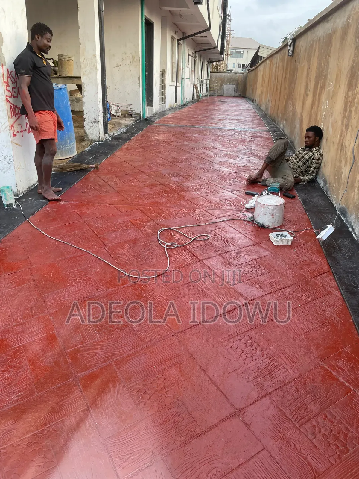 Concrete Floor Stamping