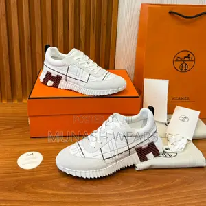 Luxury Hermes White Sneakers 40-46 Available