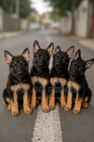 3-6 months Male Purebred German Shepherd