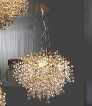 Luxury Sun Flower Crystal Modern Chandeliers