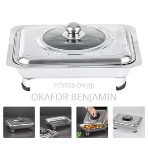 High Quality Stainless Fast Food Dish With Cover