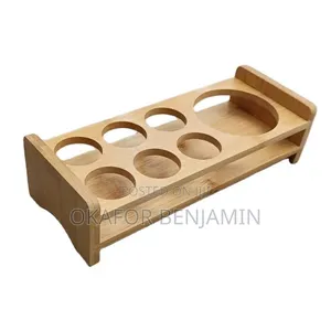 High Quality Wooden Tequila Rack With Wine Hole