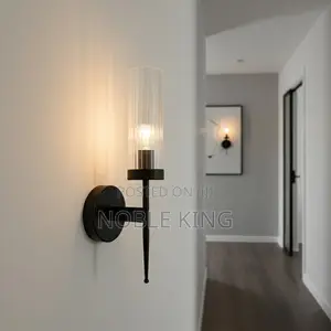 Modern LED Wall Lights Home Decor Bedroom Bedside Wall Lamps Black