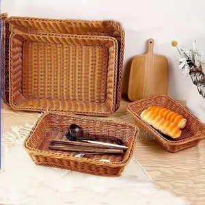 Rattan Woven Multipurpose Basket for Bread Fruit and Vegetable