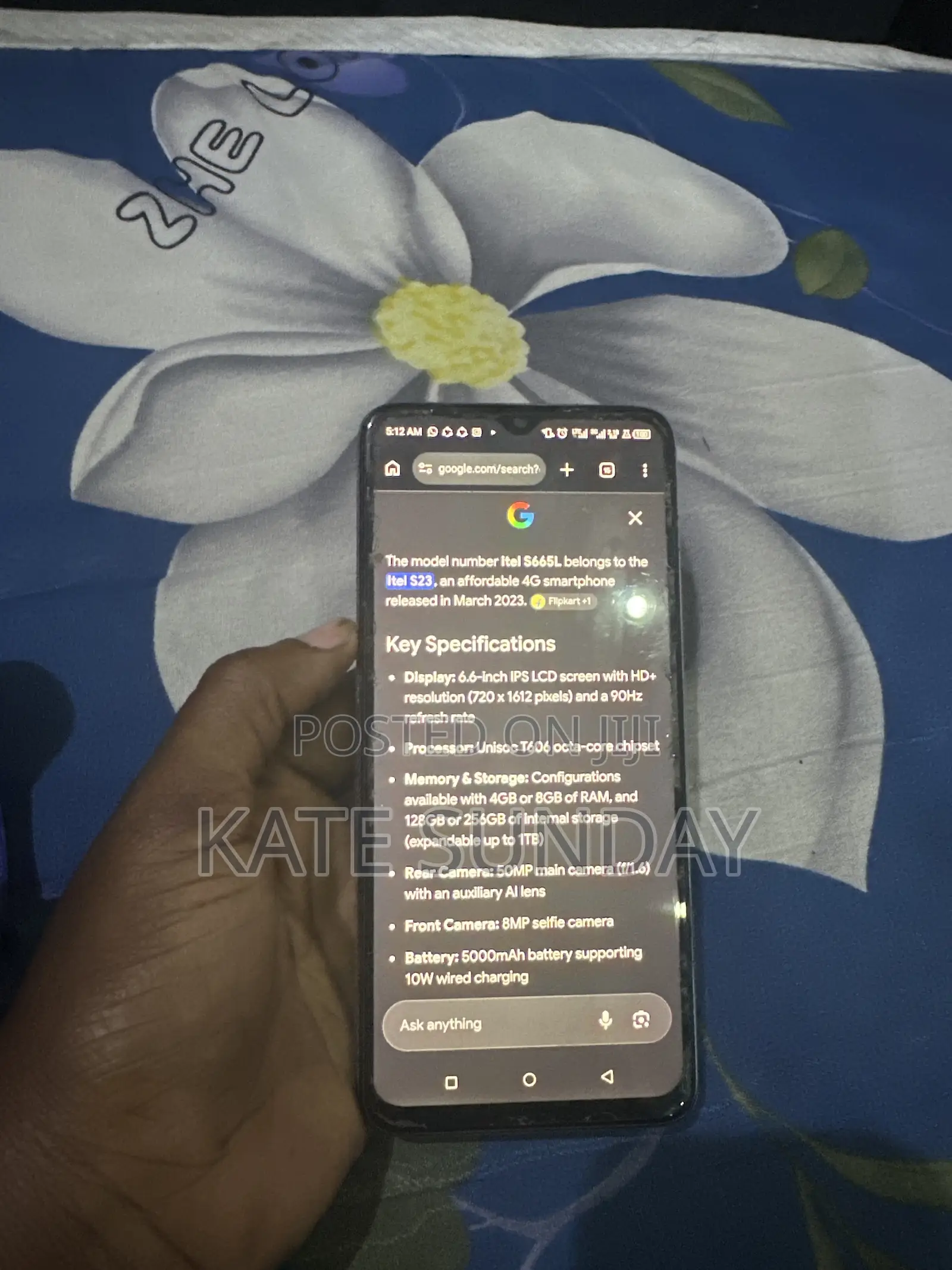 Itel S23 128 GB White