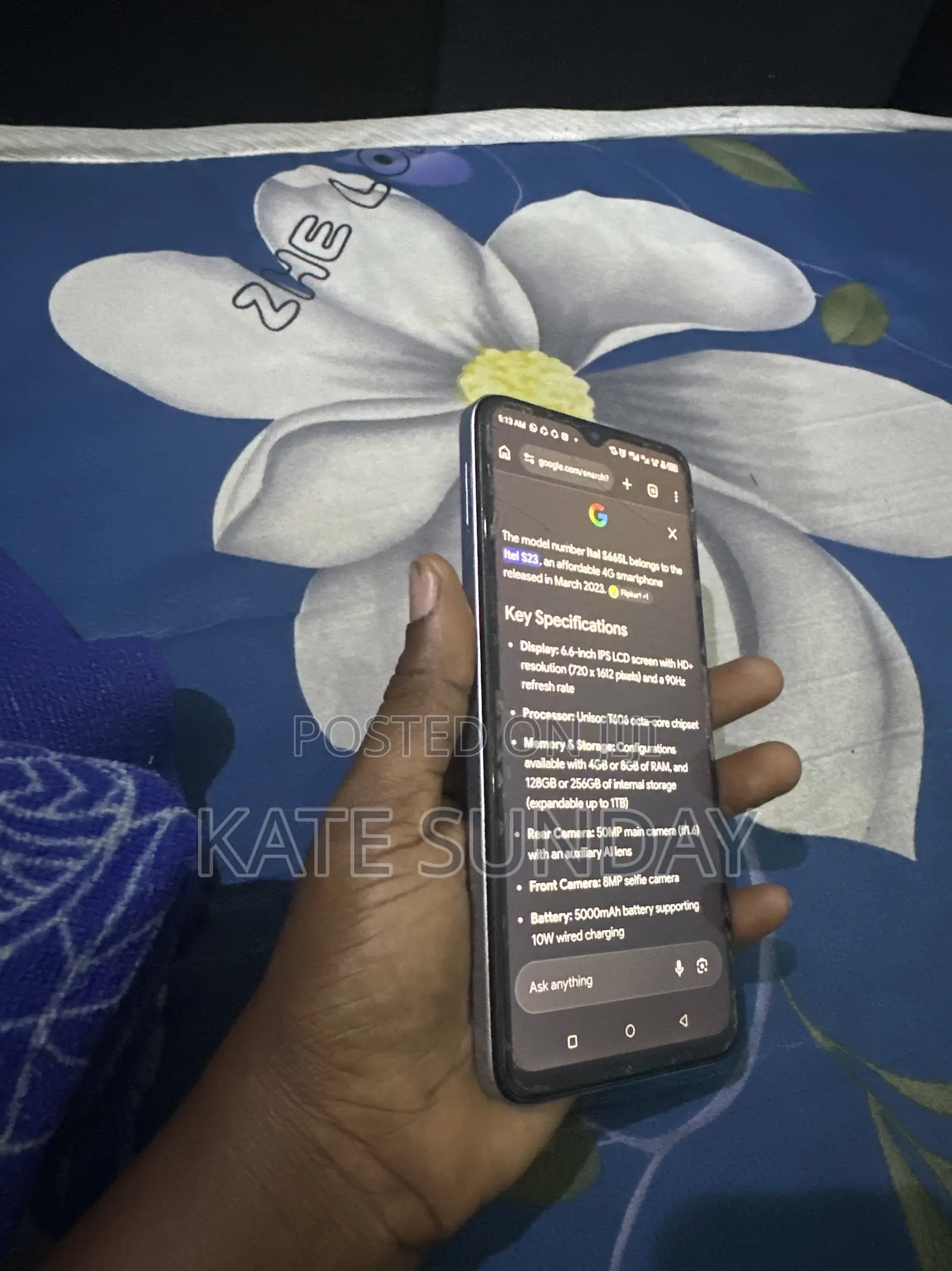 Itel S23 128 GB White