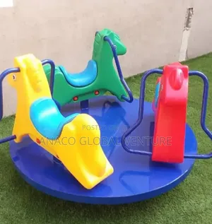 3 Seater Merry Go Round  for Schools Playground Equipment. 
8 to 18yrs