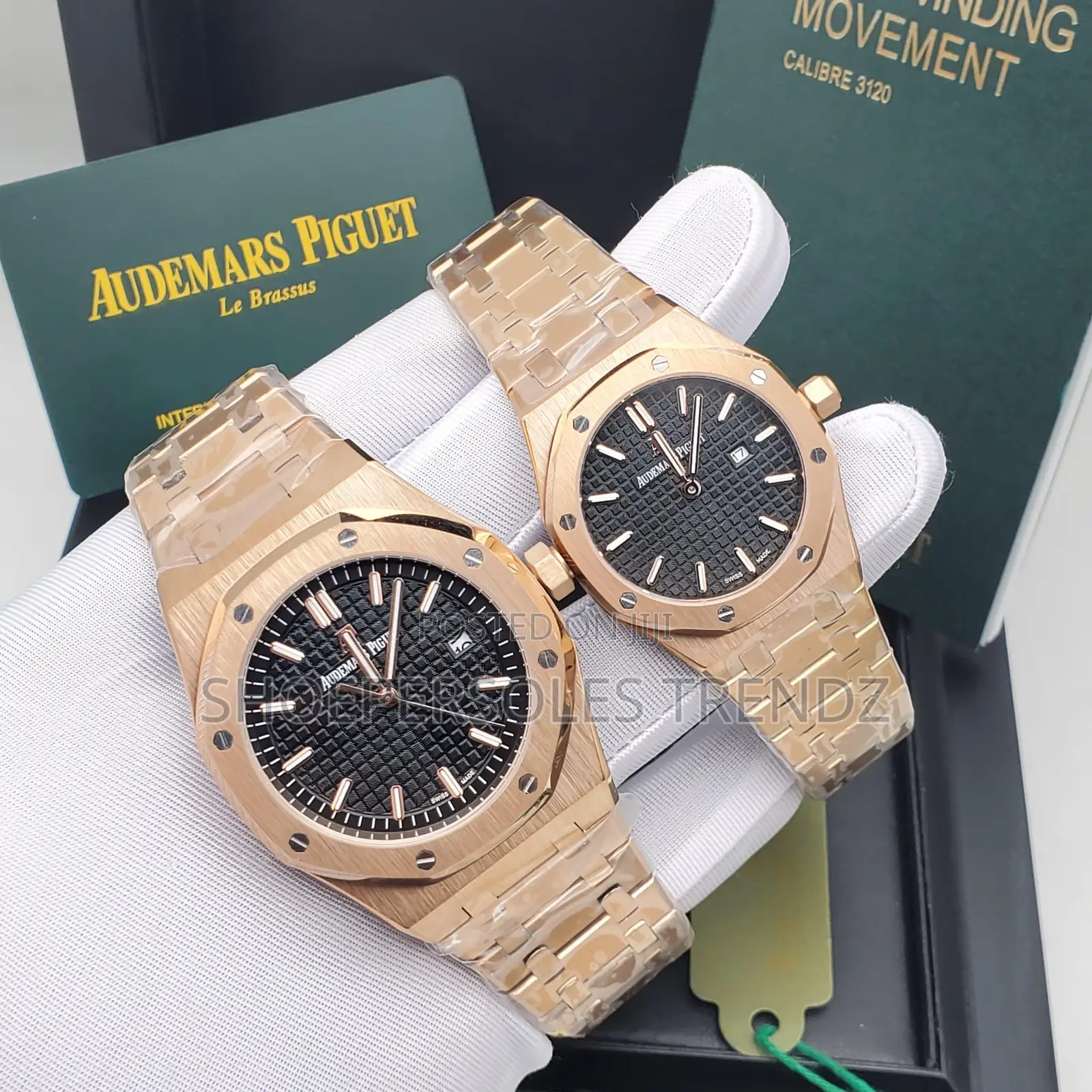 His and Hers Hexagon Wristwatches