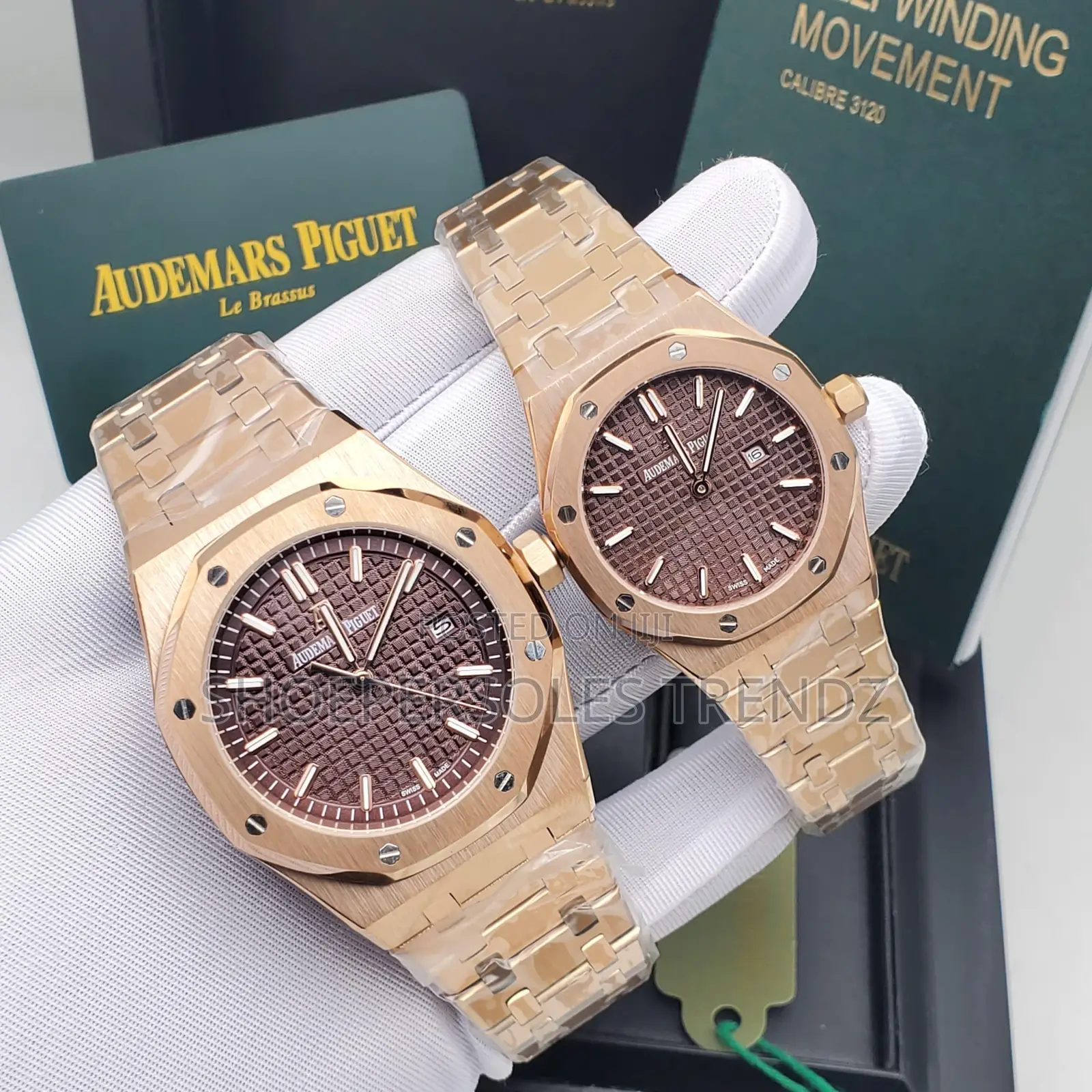 His and Hers Hexagon Wristwatches