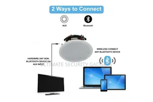 2 in 1 Active Frameless Bluetooth Ceiling Speakers