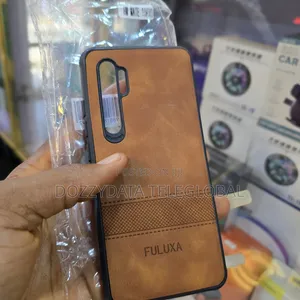 Xiaomi Mi Note 10 Lite Brown Leather Case
