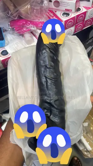 9 Inches Realistic Black Dildo With Balls