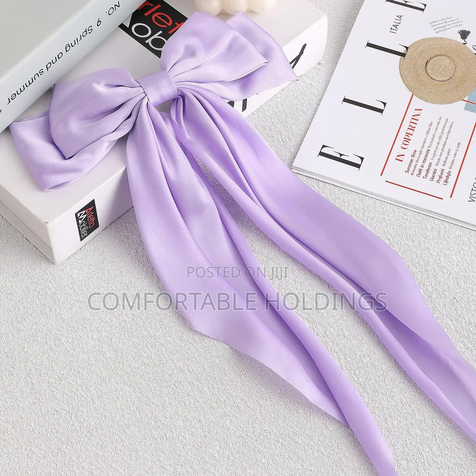 Long Satin Hair Bows