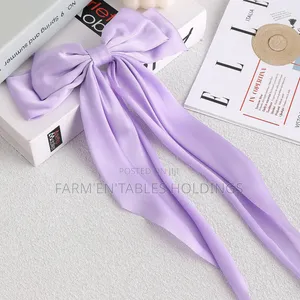 Long Satin Hair Bows