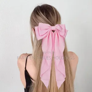 Long Satin Hair Bows