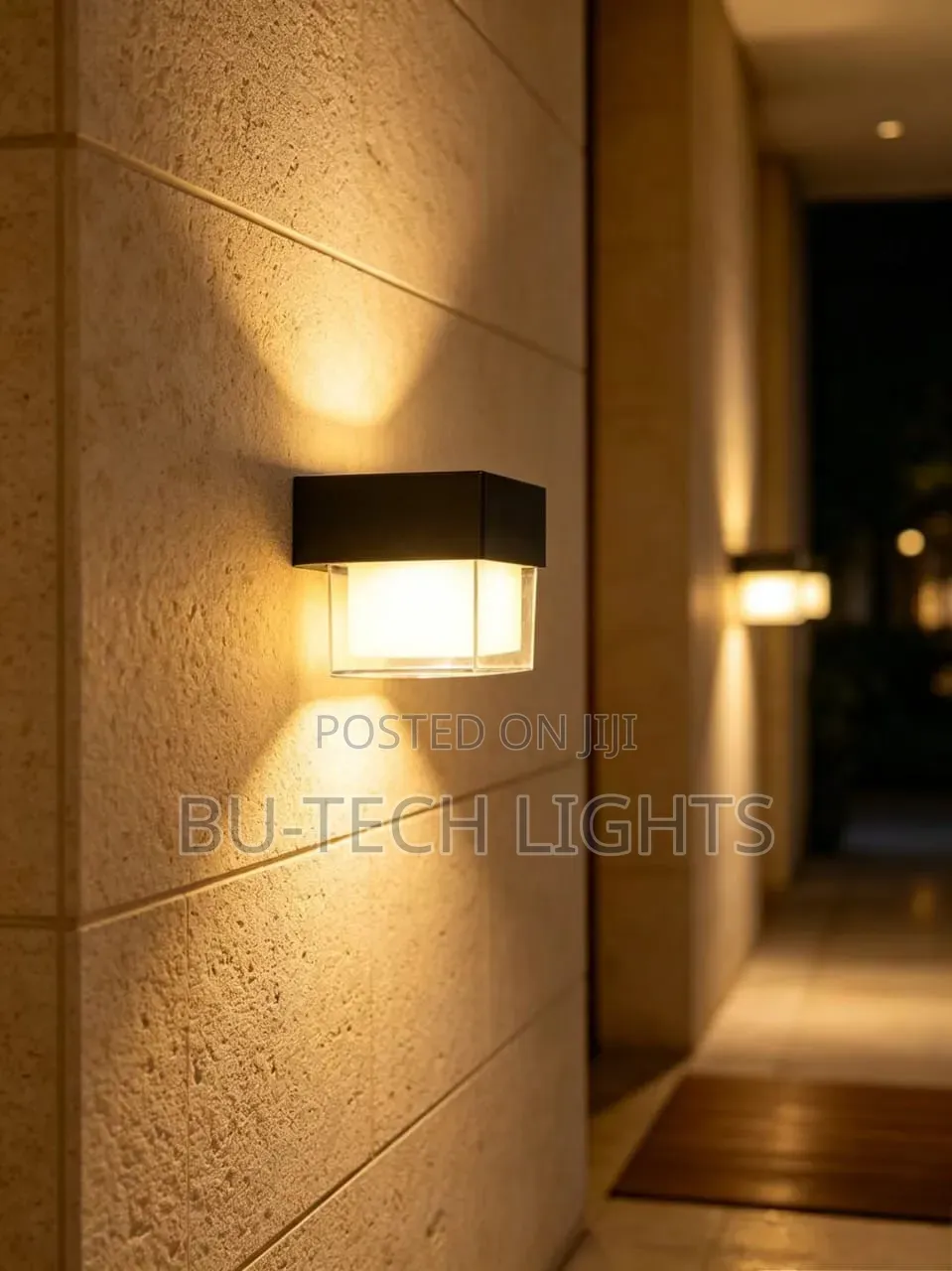 Square LED Outdoor Wall Light