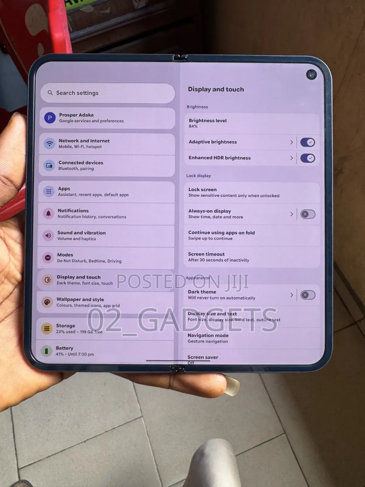Google Pixel 9 Pro Fold 256 GB Black
