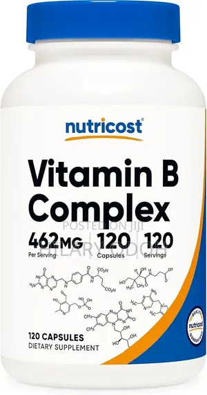 Nutricost High Potency Vitamin B Complex 462mg, 120 Capsules