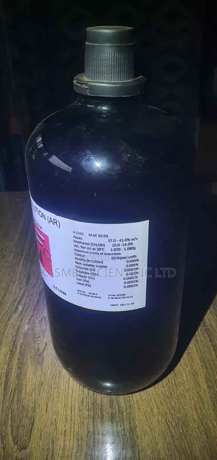 Formalin Analytical Grade Laboratory Reagent