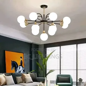 Modern Light Metal Art Living Room Ceiling Lamp Multiple Lights