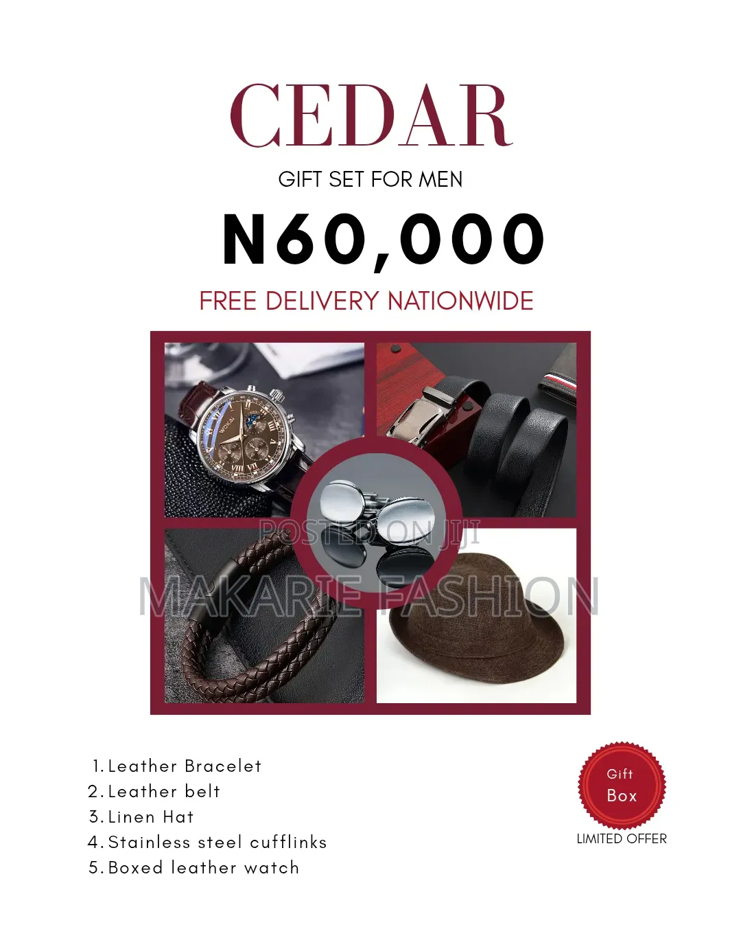 Cedar Gift Set for Men