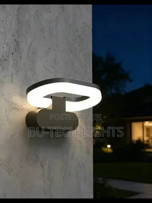 Oval Halo Ring LED Outdoor Wall Light