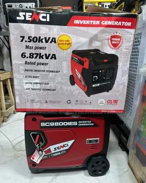 New 7.5kva Senci Fuel Inverter Generator Set {5 Litres Lasts 20 Hours}
