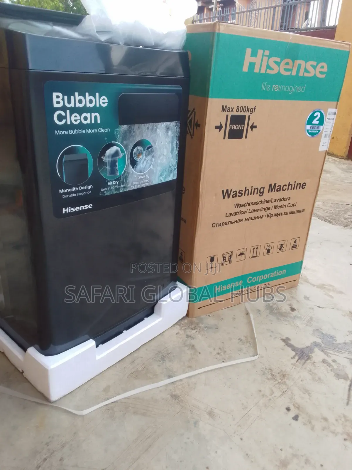 Hisense Top-Loader Automatic Washing Machine