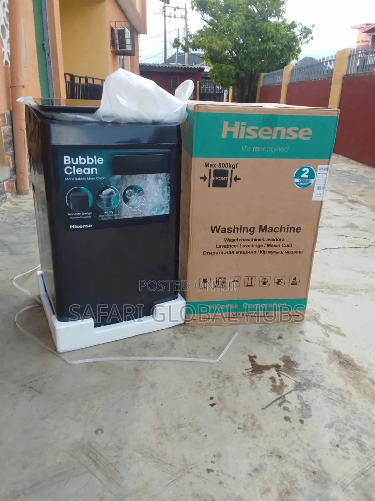 Hisense 9kg Automatic Top Load Washing Machine Home Use
