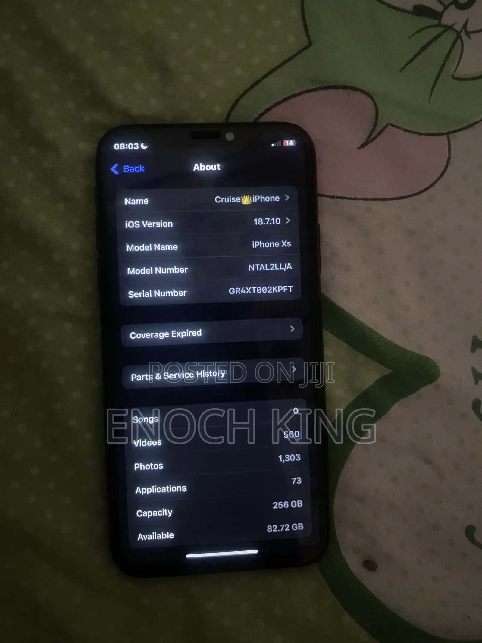 Apple iPhone XS 256 GB Black
