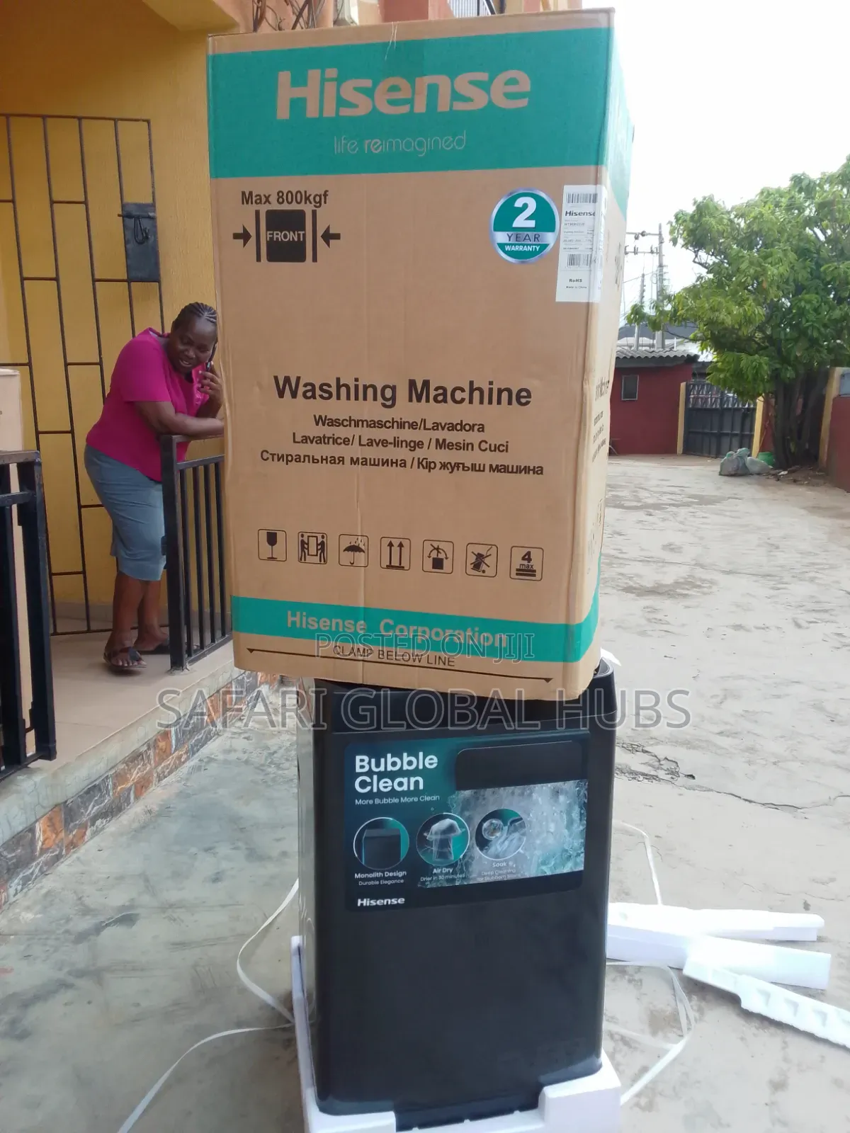 High Quality Hisense 9kg Automatic Top Load Washing Machine