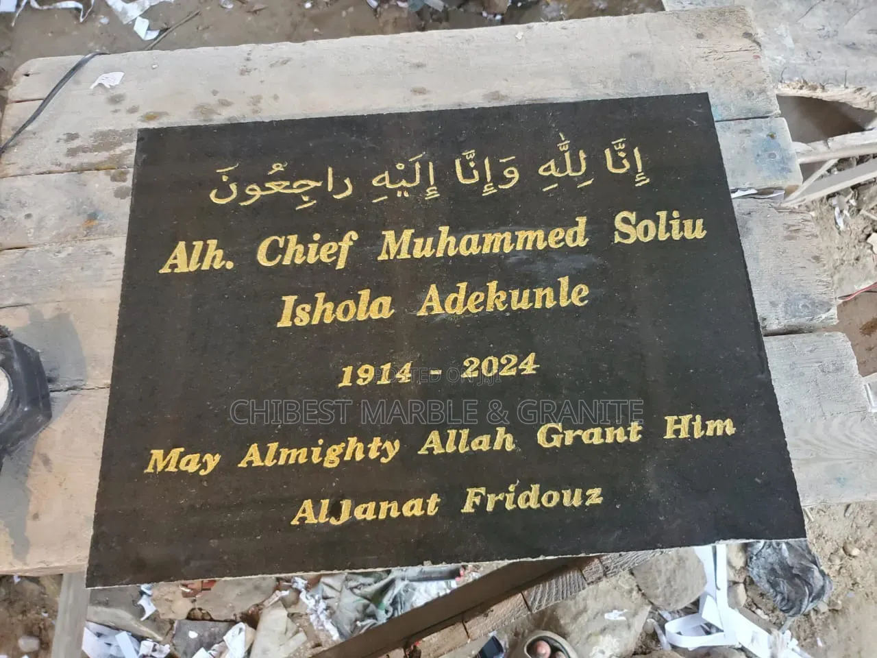 Marble Engraving Writing