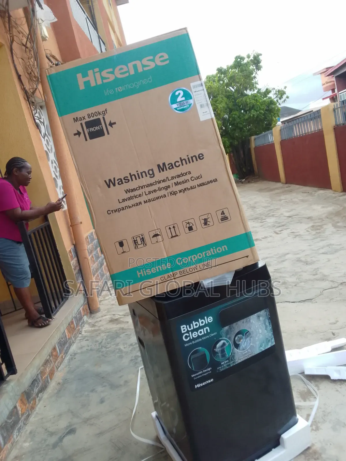 Multi-Functional Hisense 9kg Automatic Top Load Washing Machine