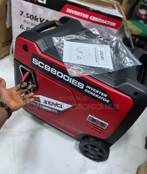 Senci SC98000IES 7.5kva Petrol Inverter Generator {Low Noise & Remote}