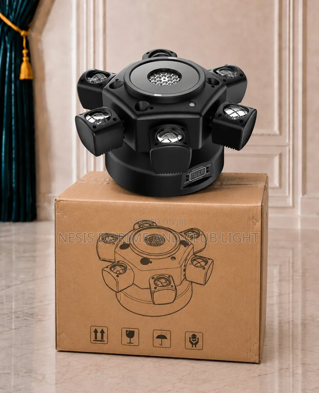 4 Arms Moving Head + Laser Effect