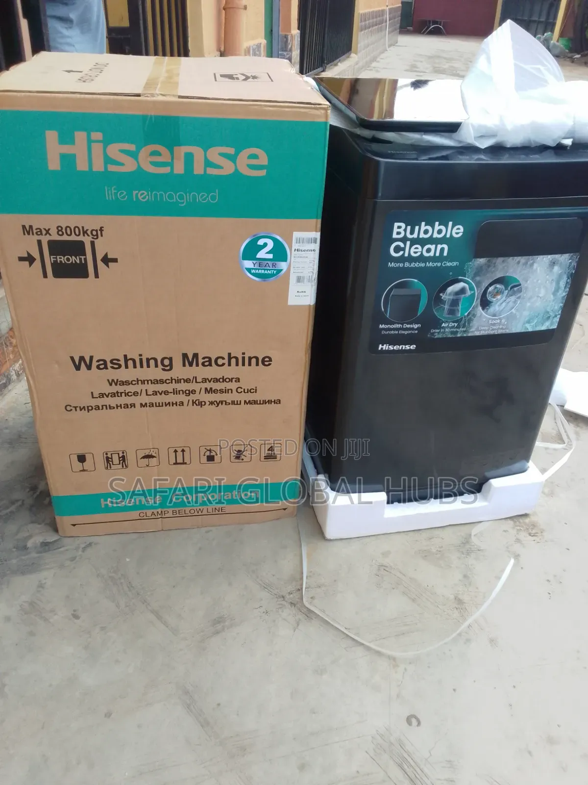 Home Use Hisense 9kg Automatic Top Load Washing Machine