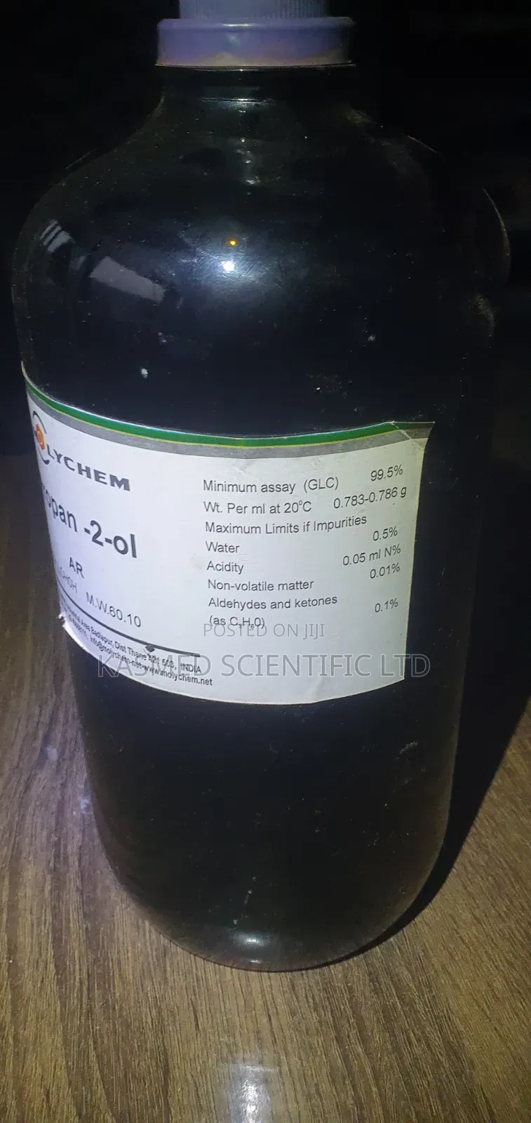 Propanone Analytical Grade Laboratory Reagent