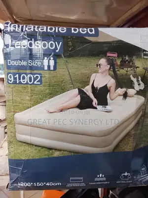 Double Size Inflatable Mattress With Built in Pump
