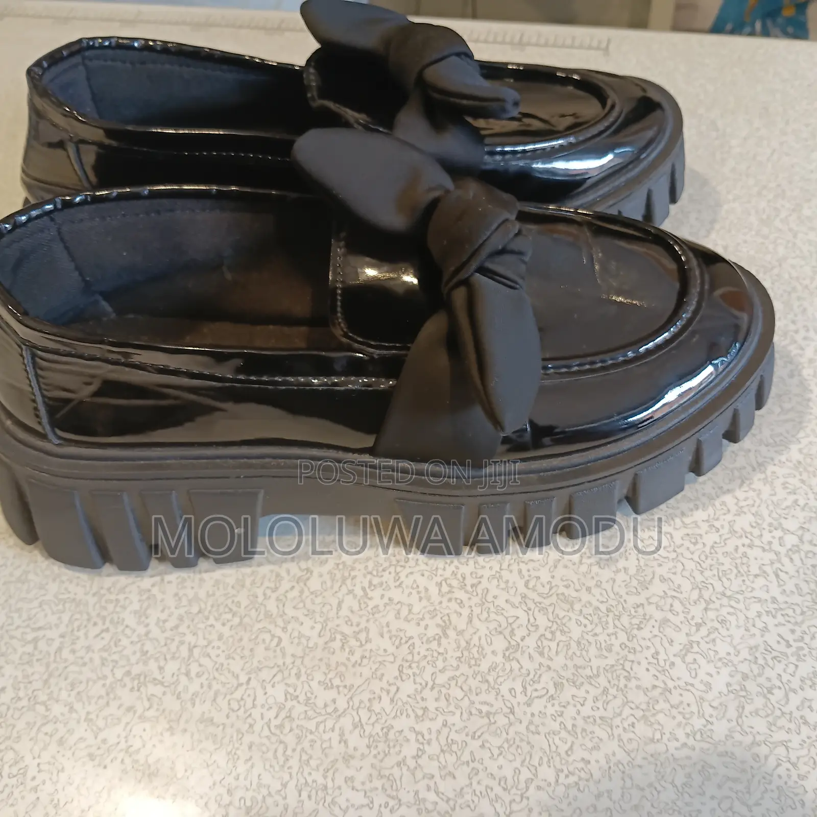Chunky Bow Loafers